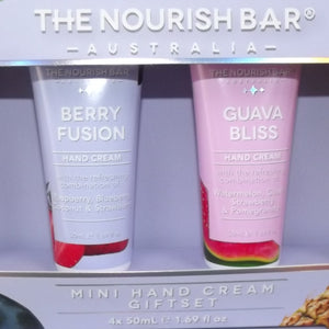 The Nourish Bar Mini Hand Cream Gift Set 4pc