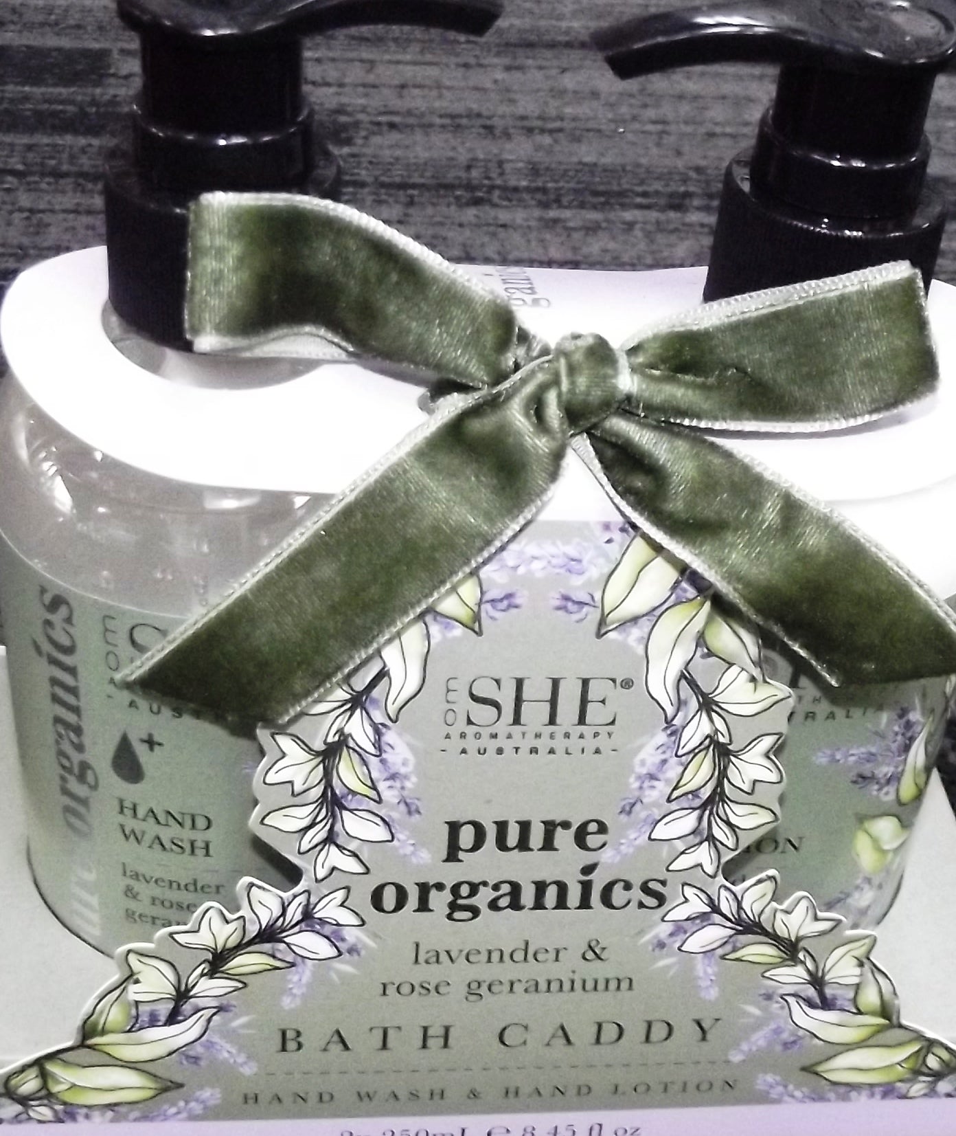 SHE Pure Organic Bath Caddy L/R/Gr 500ml