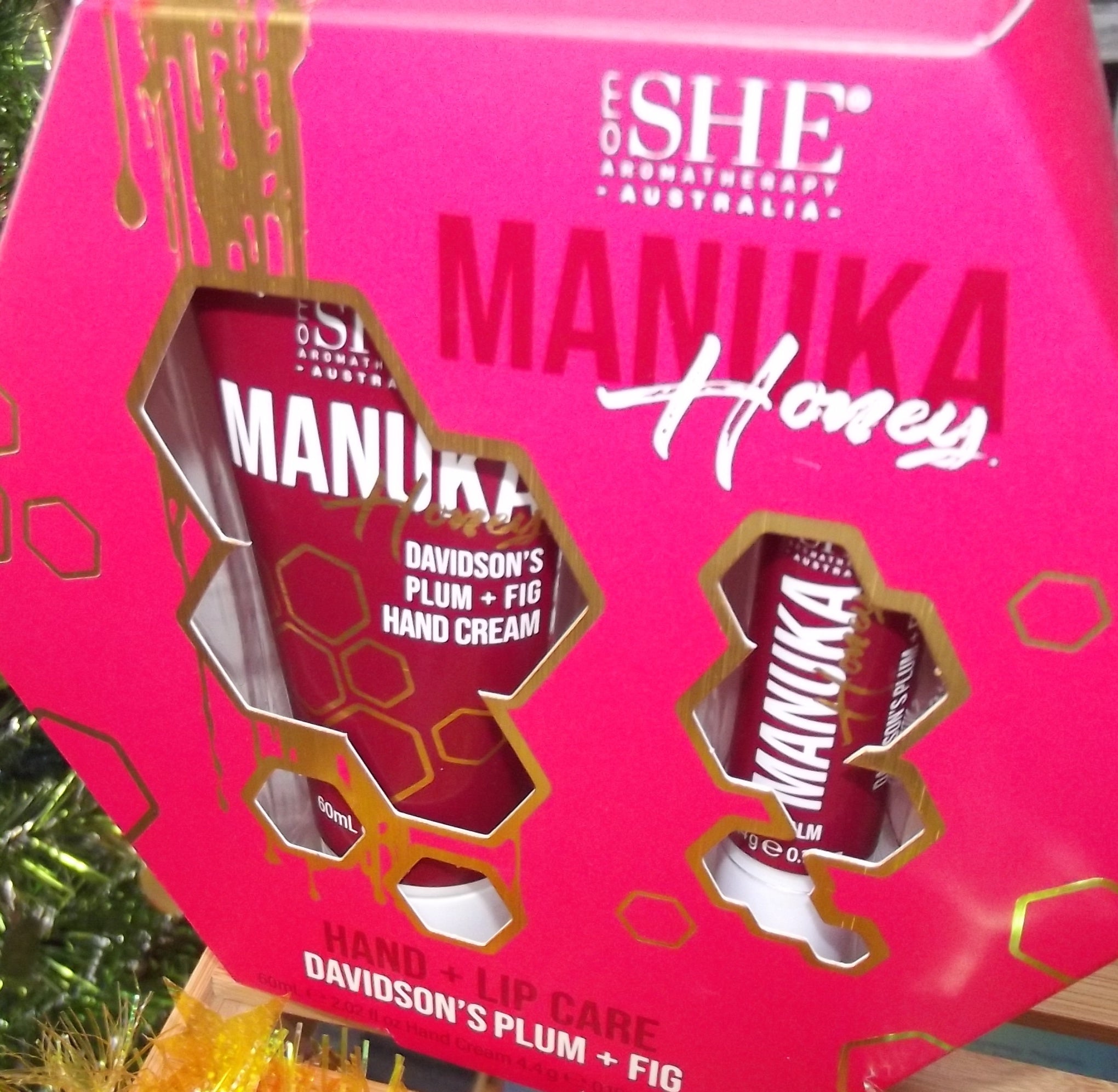 SHE Manuka Honey Hand Cream + Lip D/P/F 2pc Set