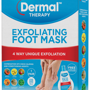 Dermal Therapy Exfoliating Foot Mask 1pr