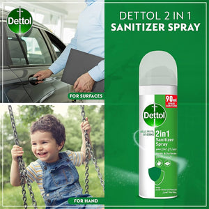 Dettol 2 in 1 Sanitizer Spray 90ml