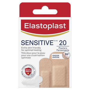 Elastoplast Sensitive Light Skin Tone 20pk