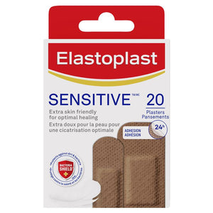Elastoplast Sensitive Medium Skin Tone 20pk