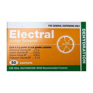 Electral Oral Electrolyte Rehydration Sachets 50 Pack