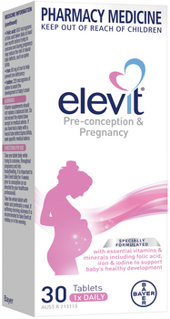 Elevit Pre-Conception & Pregnancy 30 Tablets
