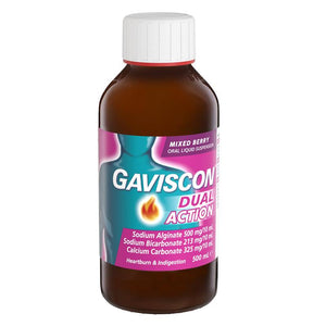 GAVISCON Liquid Dual Action Mixed Berry 500ml