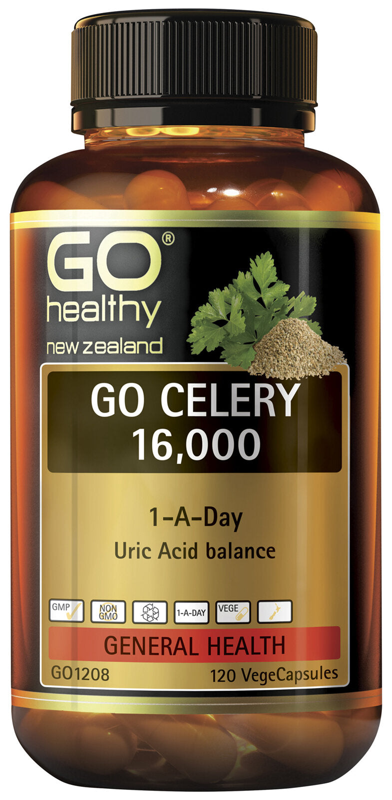 GO Celery 16000 1-A-Day 120 Capsules