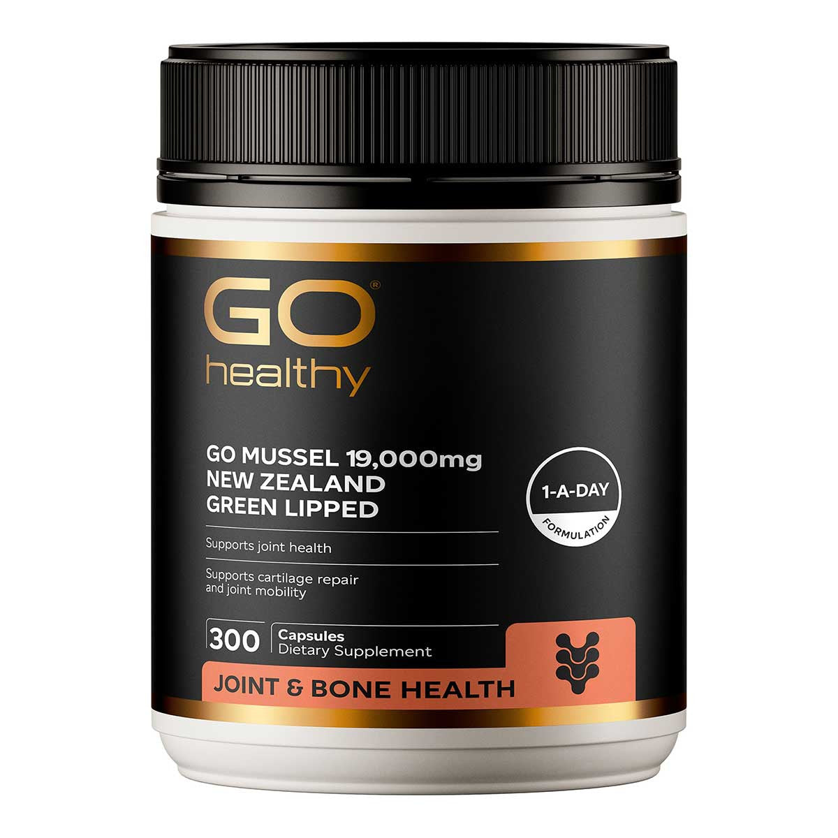 GO Mussel 19000mg 300 Vege Capsules