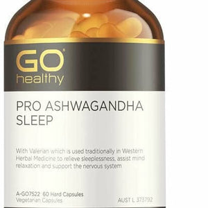 GO PRO Ashwagandha Sleep 60 Vege Capsules