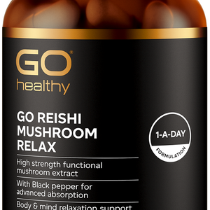 GO Reishi Mushroom Relax Vege Caps 60s