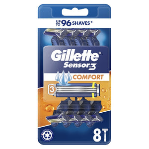Gillette Sensor3 Comfort Disposable Rasor 8pk