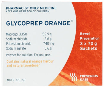 Glycoprep Powder Orange Sachet 70g 3pk