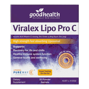 Good Health Viralex Lip Pro C Sachets 20s