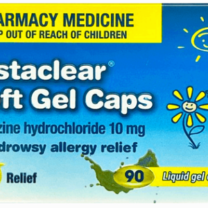 HISTACLEAR 10mg Soft Gel Caps 90s