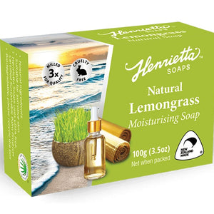 Henrietta Lemongrass Oatmeal Soap 100g 4pk