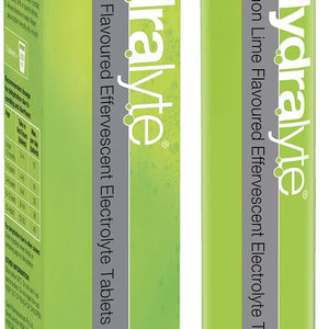 Hydralyte Effervescent Lemon Lime 20s