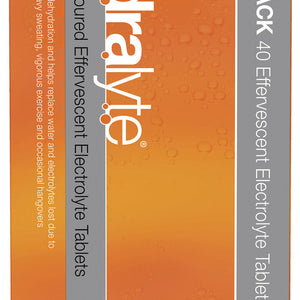 Hydralyte Effervescent Tablets Orange 40s