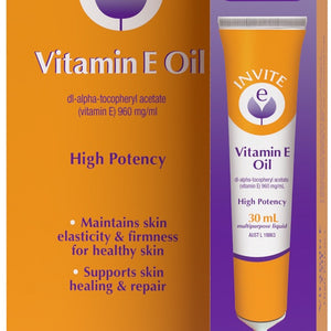 InviteE Vitamin E Pure Oil 30ml