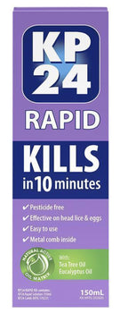 KP24 Rapid Lice Treatment 150ml