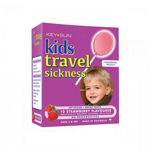 Kids Travel Lollipops Strawberry 10