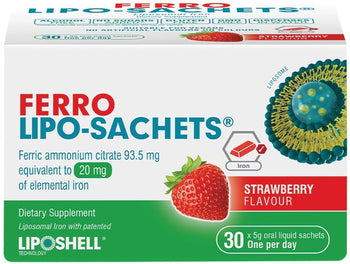 Lipo-Sachets Ferro Strawberry 30s