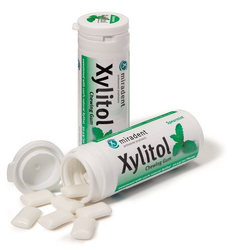 MIRADENT Xylitol Spearmint Gum 30