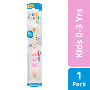 Macleans Tooth Brush Extra Soft Milk Teeth Flex Toothbrush for 0-3 Years