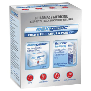 Maxigesic Cold & Flu Sinus & Pain Kit