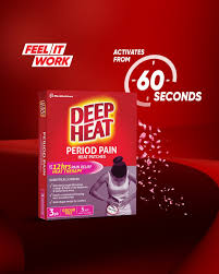 Mentholatum Deep Heat Period Pain Patch 3pk