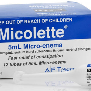 Micolette Enema Tubes 5mL 4s