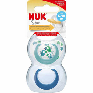 NUK FN Latex Soother 6-18m 2pk
