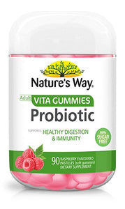 Natures Way Adult Vita Gummies Probiotic 90s
