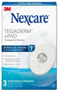 Nexcare Tegaderm + Pad Waterproof Oval 3