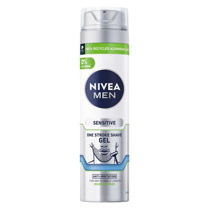 Nivea Shaving Gel One Stroke Sensitive 200ml