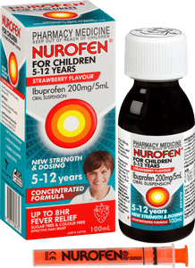 Nurofen Child 5yr-12yr Strawberry 100ml