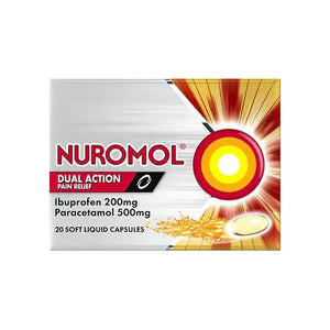 Nuromol Dual Action Liquid Caps 20s