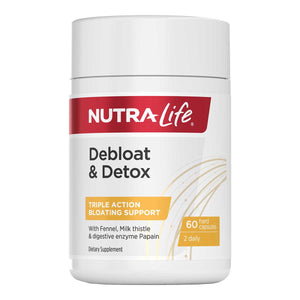 Nutralife Debloat & Detox 60 Capsules