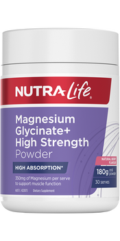 Nutralife Magnesium Glycinate + HS Powder Berry 180g