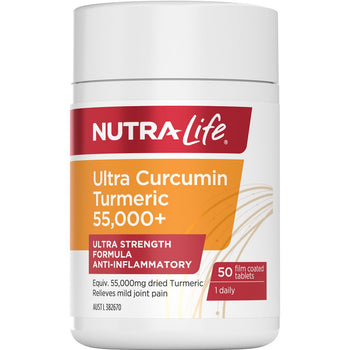Nutralife Turmeric 55000+ Ultra Strength 50 Tablets