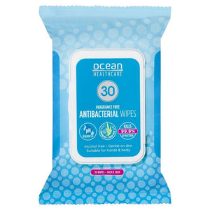 Ocean Wipes Hypoallergenic Alcohol Free 30