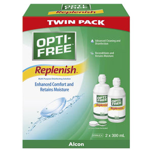 Opti-Free Replenish Twin Pk 2 x 300ml