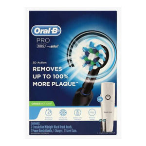 Oral-B Pro 800 Cross Action +Travel Case Midnight Black