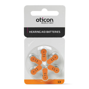 Oticon Battery Hearing OT13 BP6