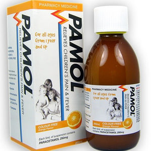 PAMOL Orange Colourfree 250mg/5ml 200ml  B/W Pack