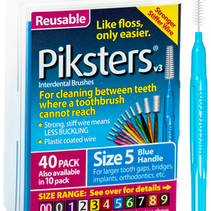 PIKSTERS Inter Dental Brush Size 5 Blue 40pk