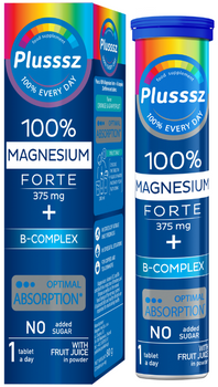 PLUSSSZ Magnesium Forte Effervescent Tablets 20pk