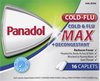 Panadol Cold & Flu Max Decongestant Caps 16s