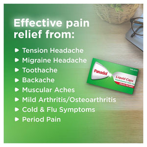 Panadol Liquid Capsules 500mg 80