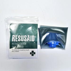 Resusaid Resuscitation Face Mask / Shield -  Transparent Face Mask, Suitable for Adults and Children