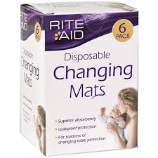 Rite Aid Baby Disposable Change Mats 6pk